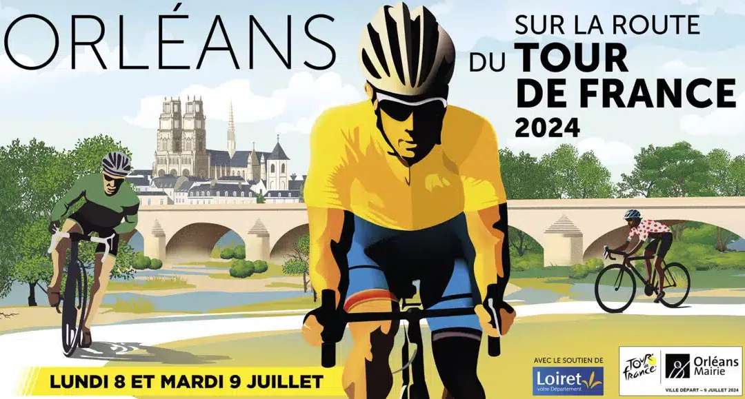 ORLEANS SUR LA ROUTE DU TOUR DU FRANCE 2024
