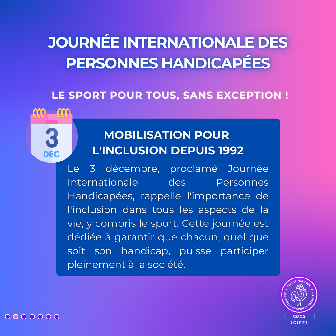 Mobilisation pour l'inclusion quel que soit l'handicap depuis 1992