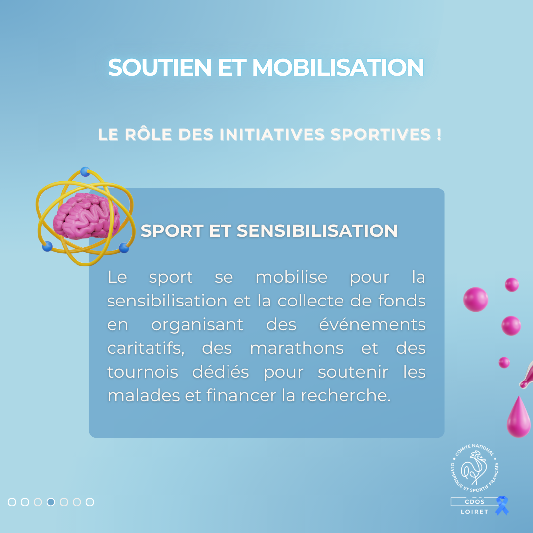 Le sport joue un rôle clé dans la sensibilisation et la collecte de fonds grâce à des événements caritatifs.