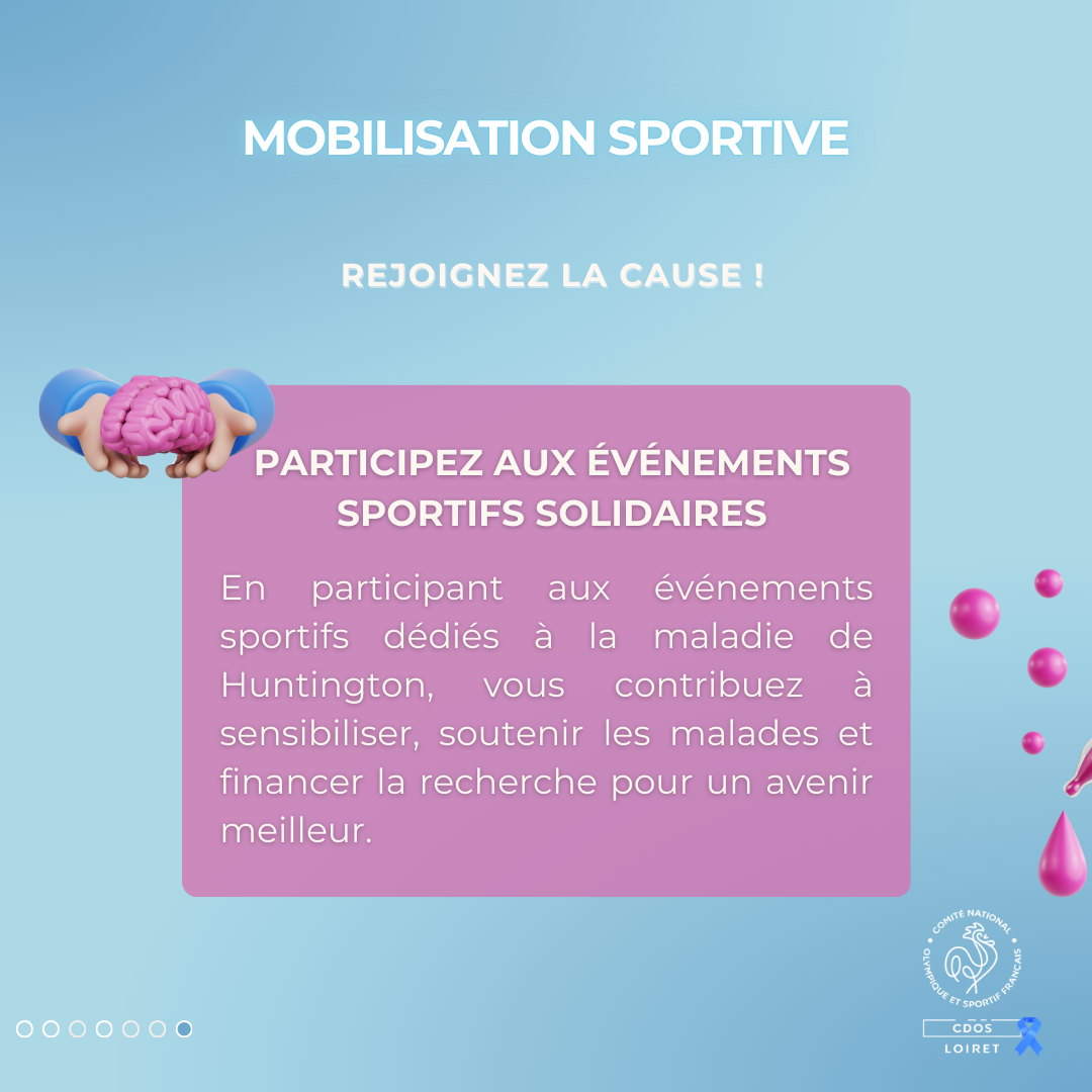 Participez à des événements sportifs solidaires pour soutenir les malades et contribuer à un avenir meilleur.