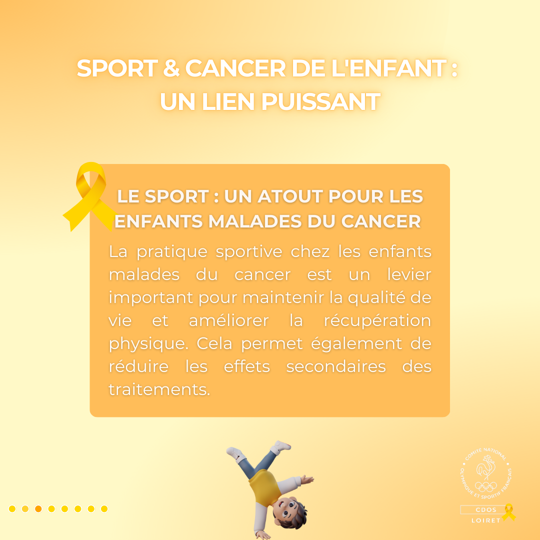 Le sport est un atout essentiel pour les enfants malades du cancer, en améliorant leur récupération physique et en réduisant les effets secondaires des traitements.