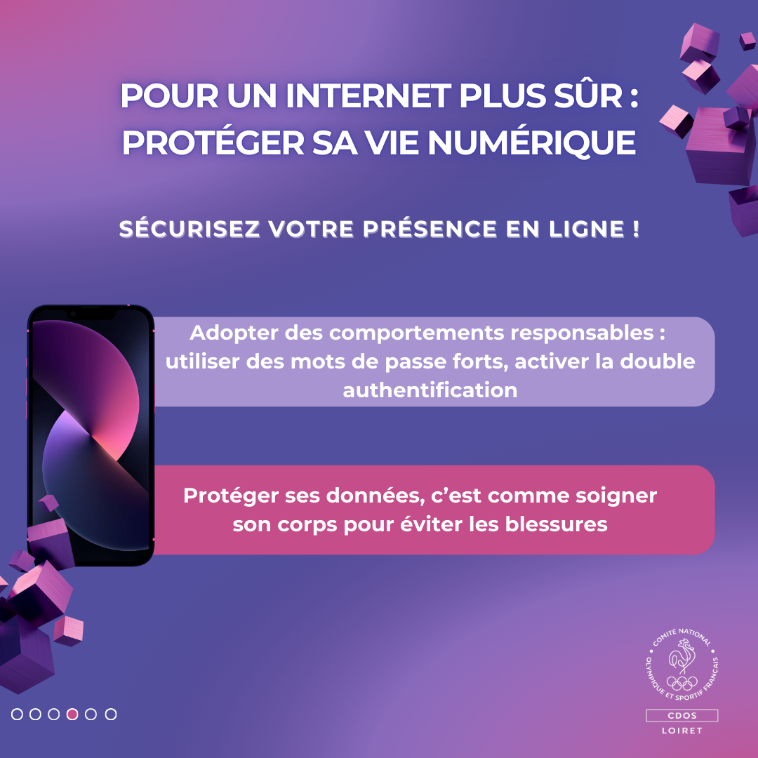 Pour un internet plus sûr, il est essentiel de protéger sa vie numérique avec des mots de passe forts et une double authentification.