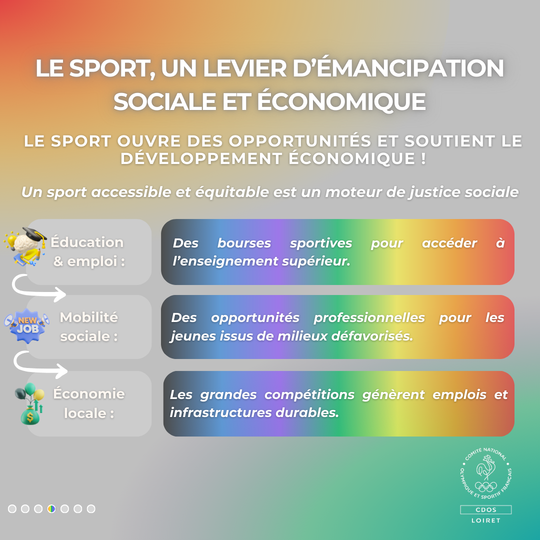 Il offre des opportunités d’éducation, d’emploi et stimule l’économie locale