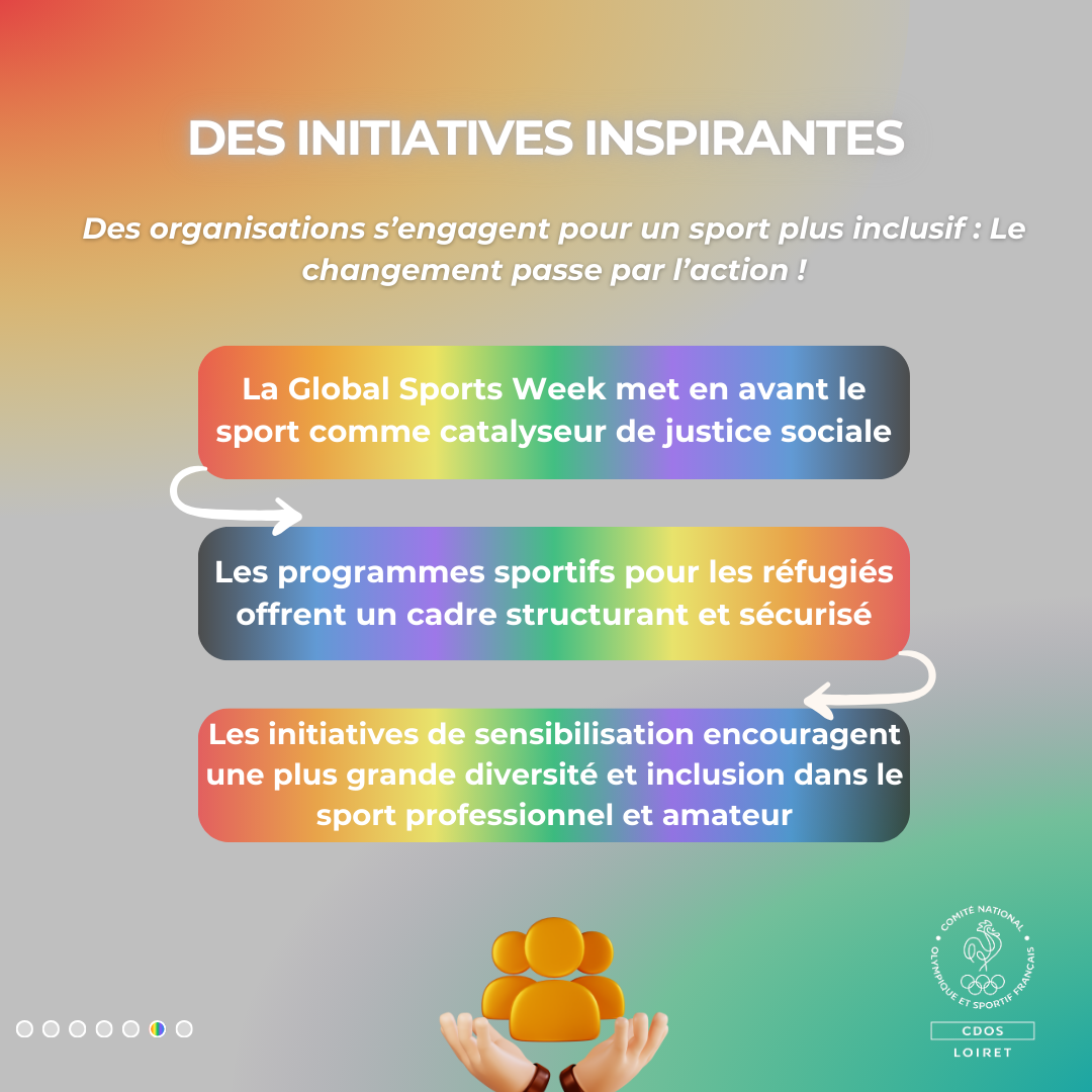 Des organisations s’engagent pour rendre le sport plus inclusif et accessible à tous.