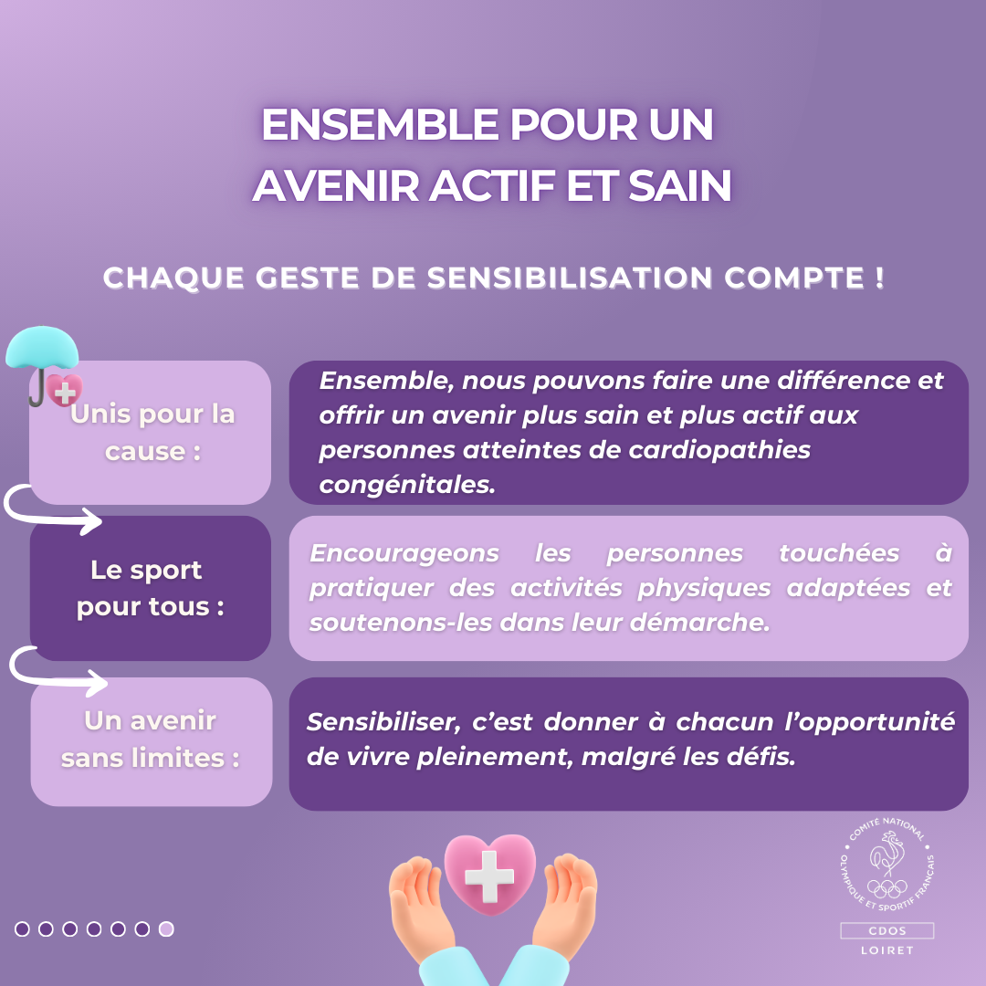 La sensibilisation aux cardiopathies congénitales aide à mieux comprendre ces conditions et à soutenir les personnes concernées, favorisant une inclusion active dans la société.