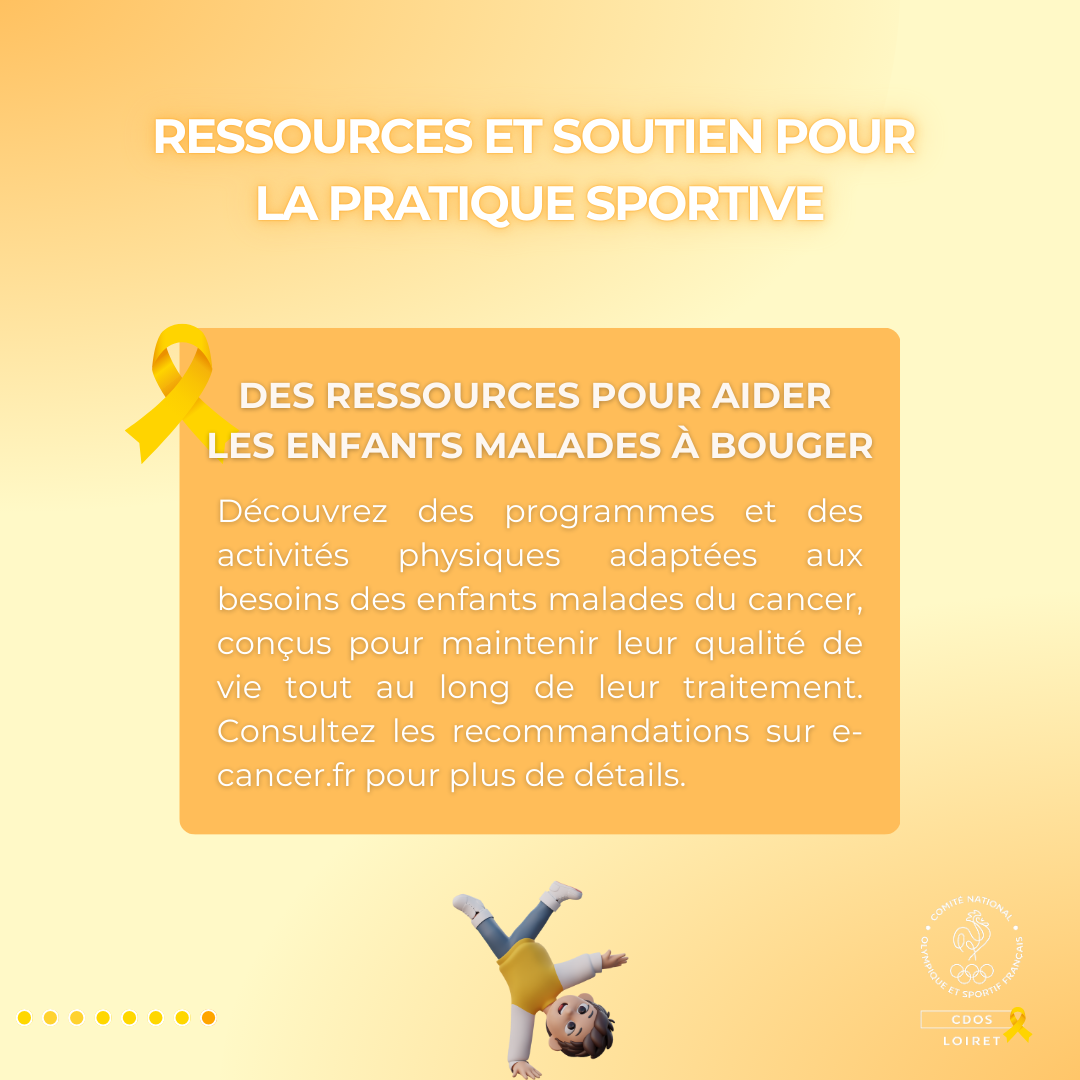 Découvrez des ressources et programmes adaptés aux enfants malades du cancer pour les aider à maintenir leur qualité de vie pendant le traitement. Consultez e-cancer.fr pour plus d'informations.