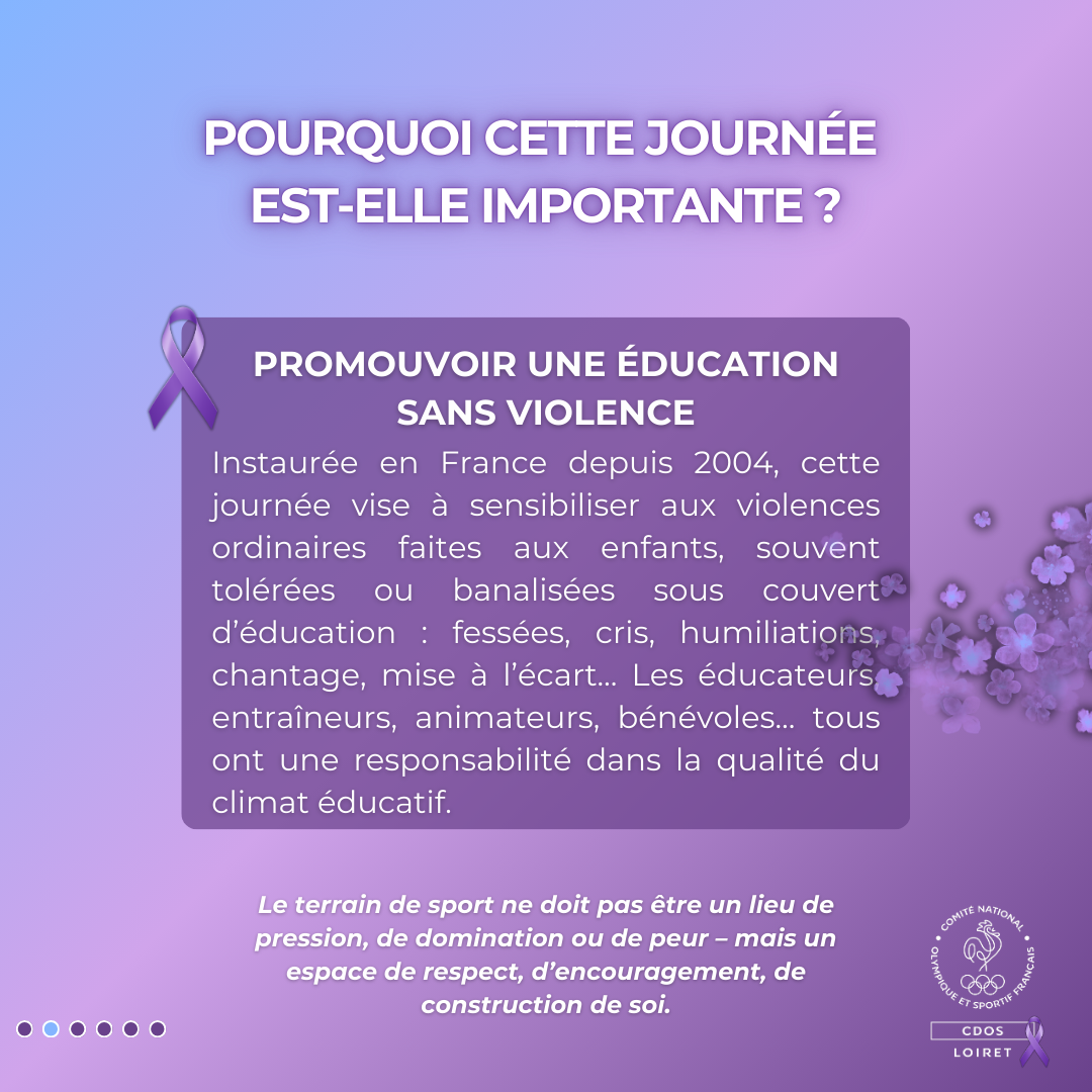 Prendre conscience que l’éducation passe par la douceur, même dans le sport.