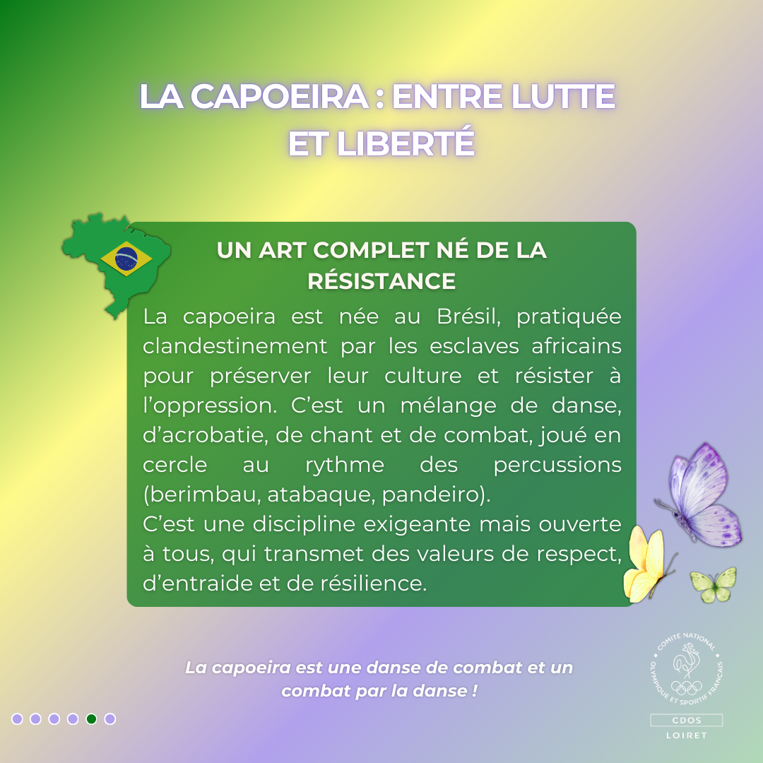 La capoeira est une danse de combat et un combat par la danse.
