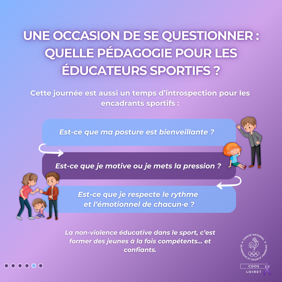 Une pédagogie respectueuse crée de meilleurs sportifs, sur le terrain et dans la vie.
