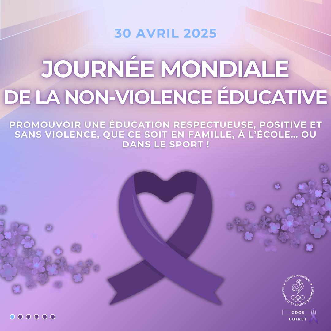 Journée mondiale de la non-violence éducative - 30 avril 2025