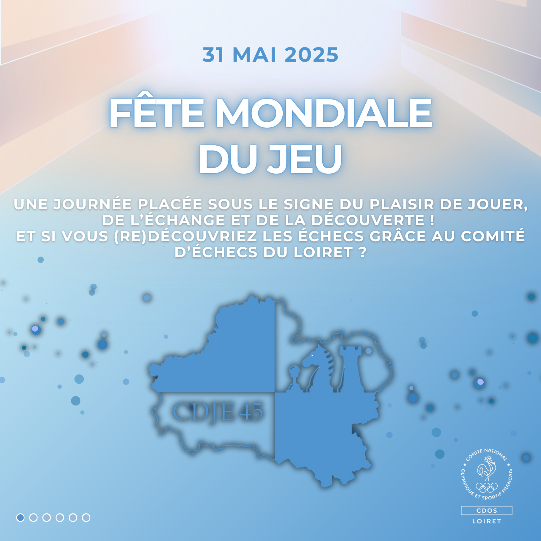 Fête mondiale du jeu - 31 mai 2025