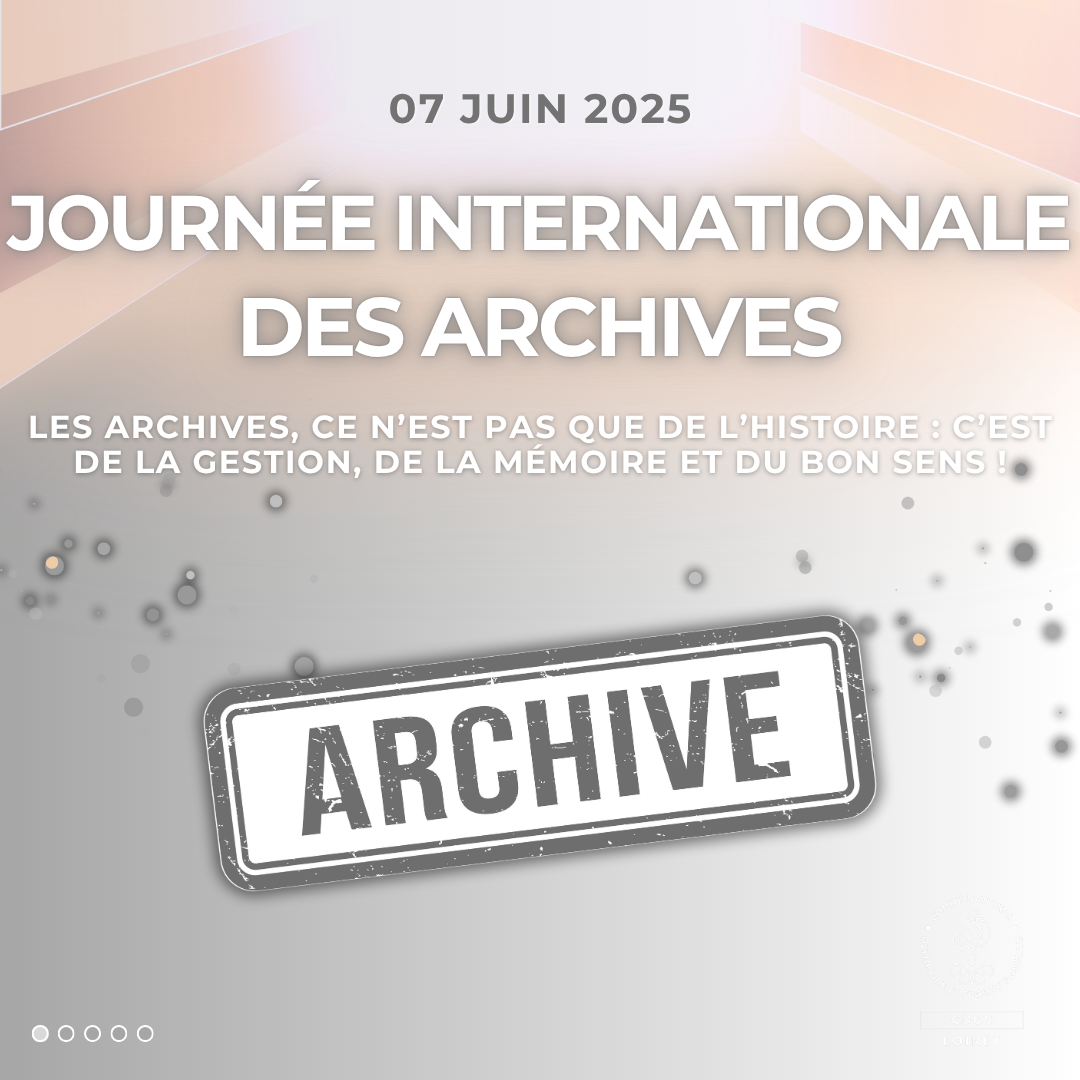 Journée internationale des archives - 09 juin 2025