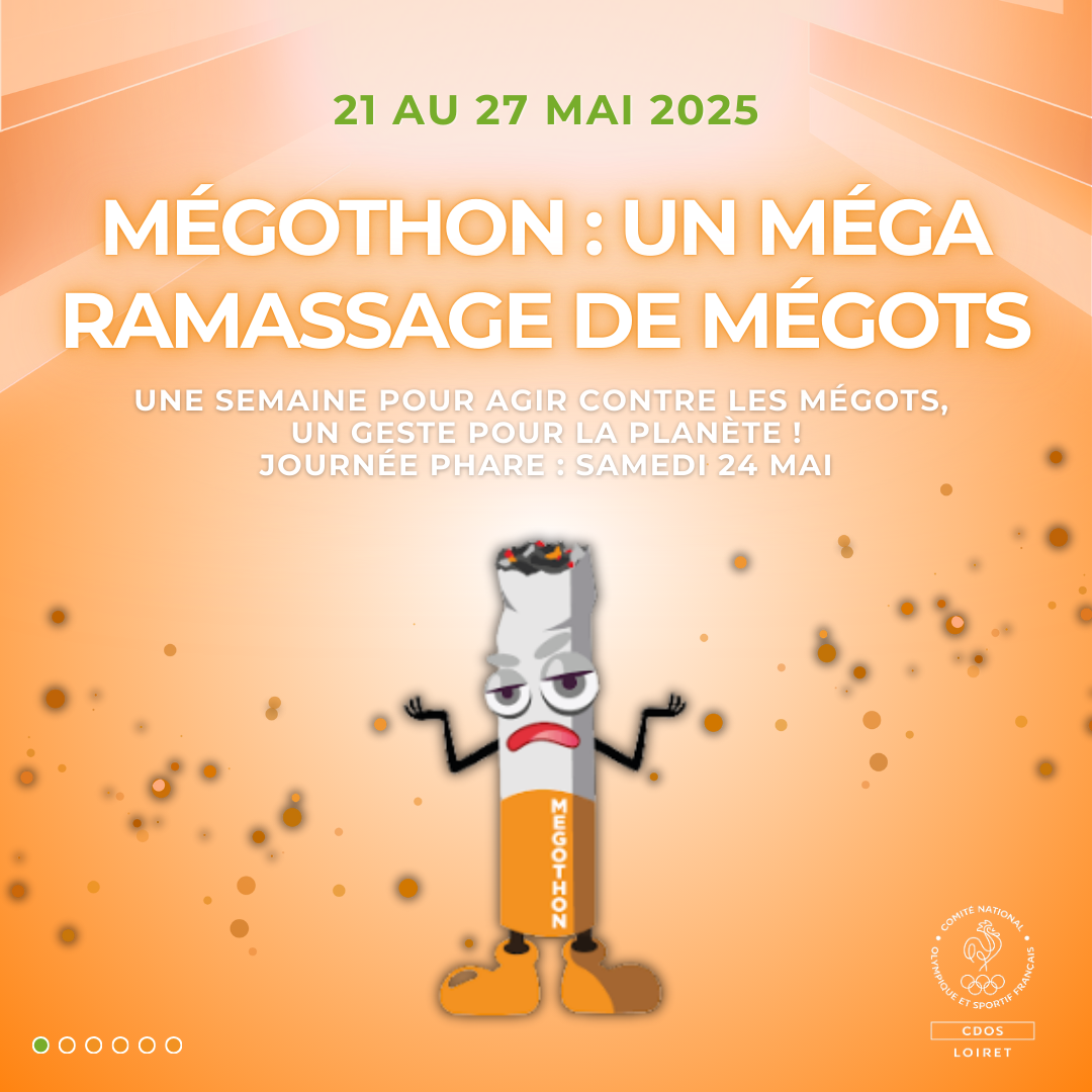 Mégothon : un méga ramassage de mégots - 21 au 27 mai 2025