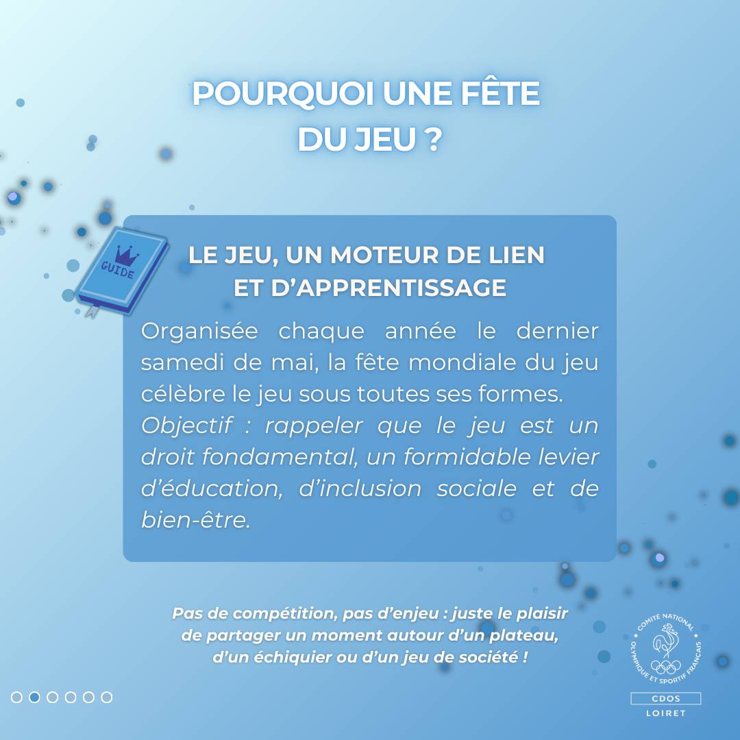 Pourquoi une fête du jeu ?