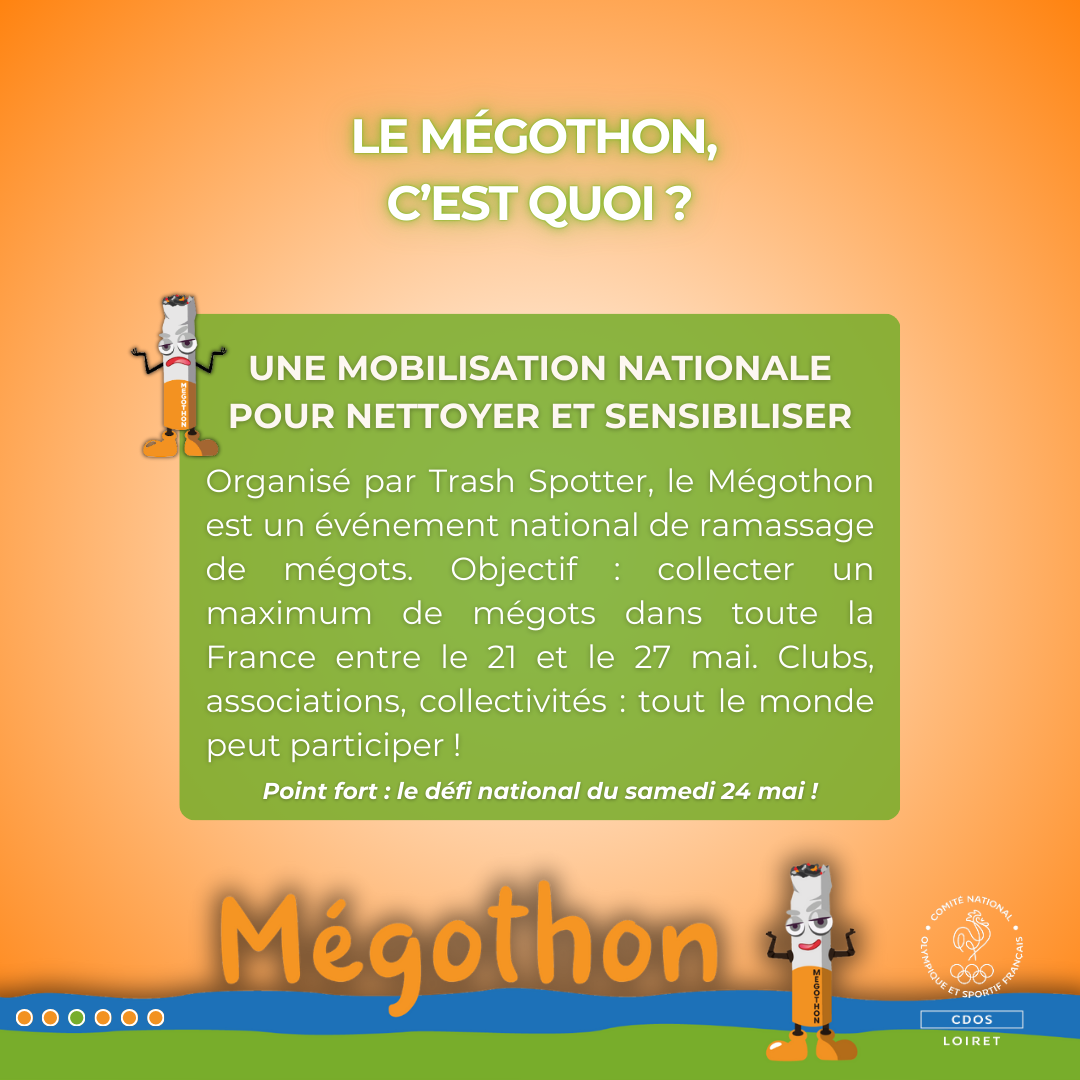 Le Mégothon est un défi collectif pour une planète plus propre.
