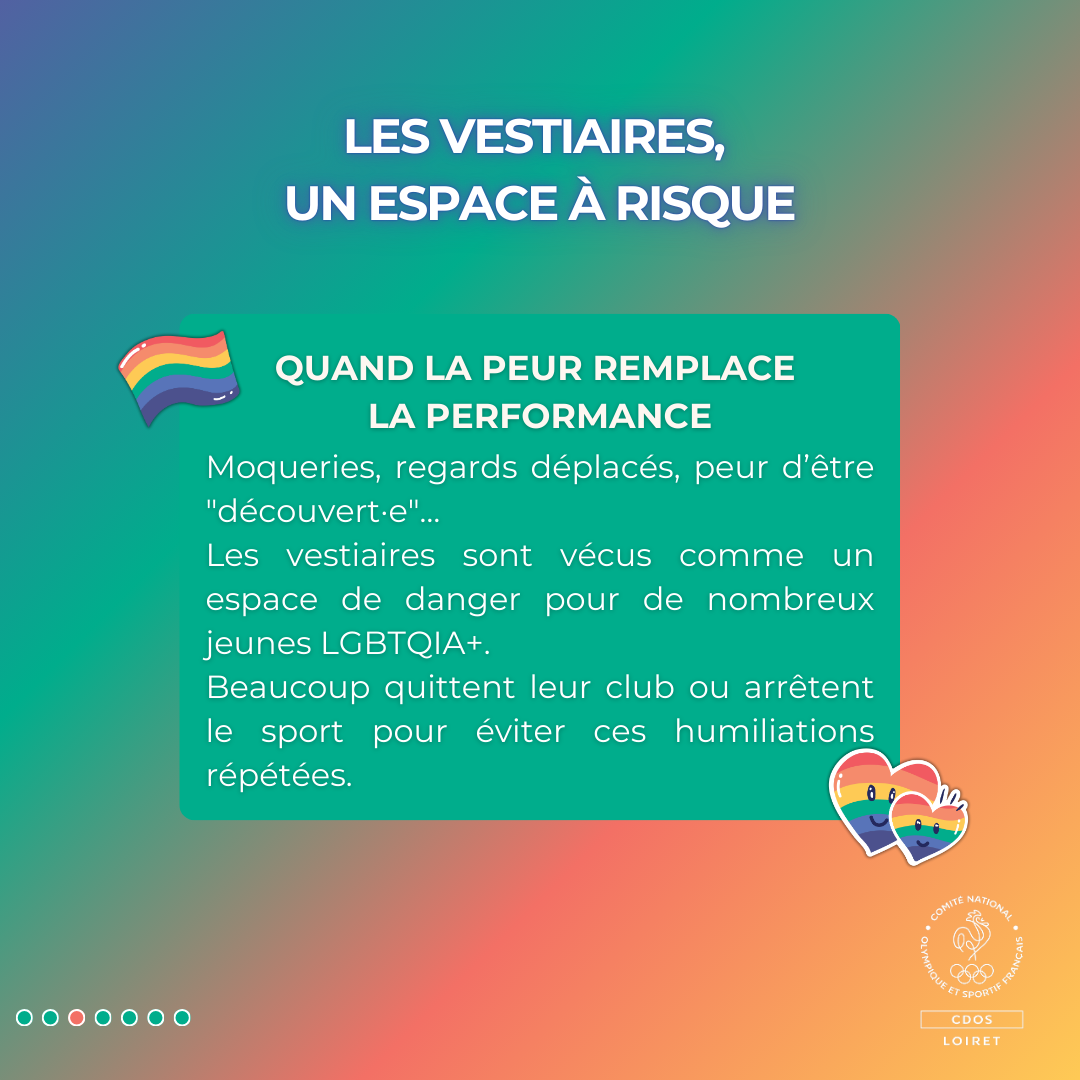 Personne ne devrait avoir à fuir un vestiaire.