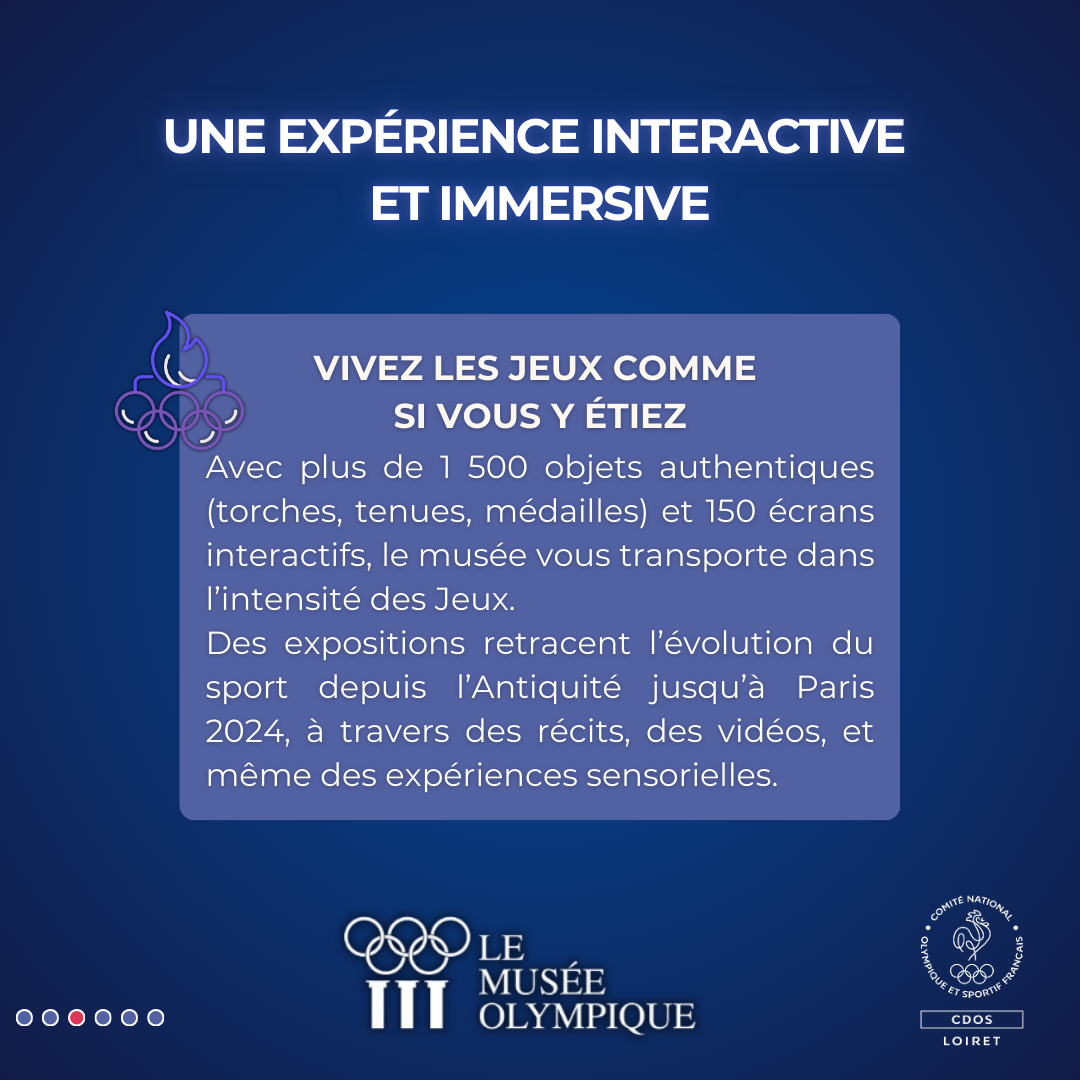 Une expérience interactive et immersive