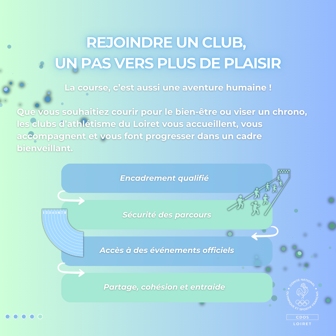 Que vous souhaitiez courir pour le bien-être ou viser un chrono, les clubs d’athlétisme du Loiret vous accueillent, vous accompagnent et vous font progresser dans un cadre bienveillant.