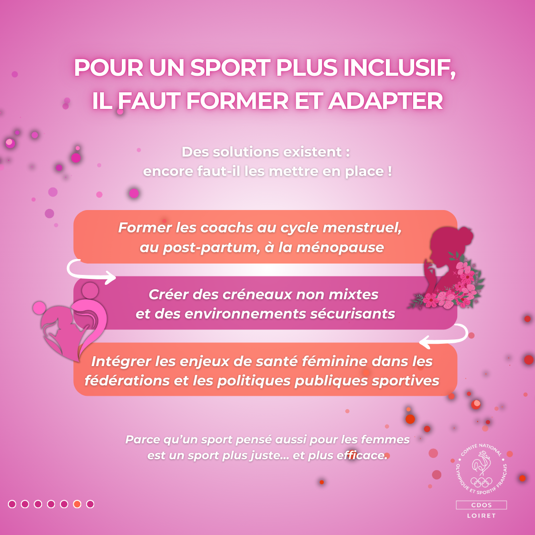Parce qu’un sport pensé aussi pour les femmes est un sport plus juste… et plus efficace.