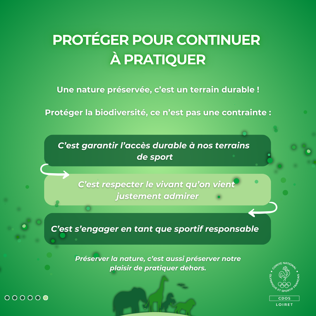 Préserver la nature, c’est aussi préserver notre plaisir de pratiquer dehors.
