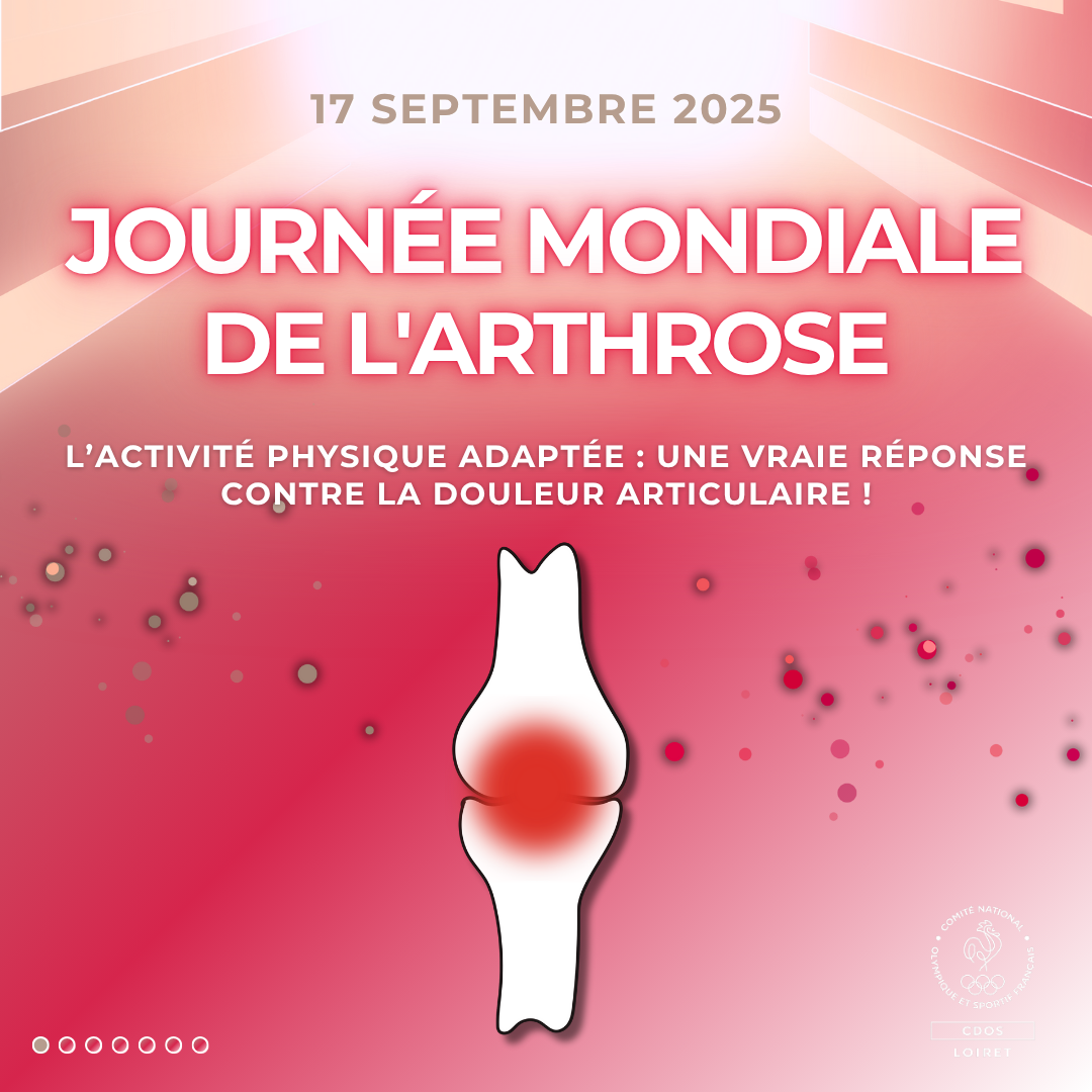 Journée mondiale de l'arthrose - 17 septembre 2025