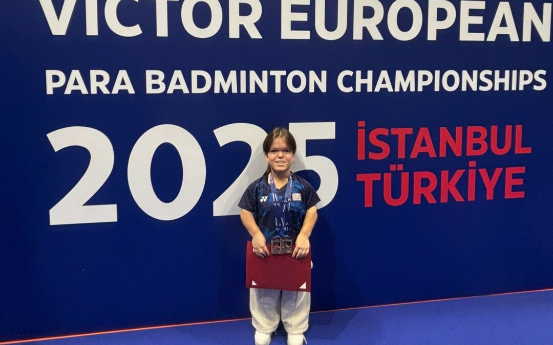 DEUX MÉDAILLES DE BRONZE AUX CHAMPIONNATS D’EUROPE DE PARA BADMINTON POUR PAULINE BEAUFOUR-PELLE