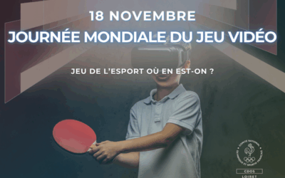 JOURNÉE MONDIALE DU JEUX VIDÉO – JEUX OLYMPIQUES DE  L’E-SPORT OÙ EN EST-ON ?