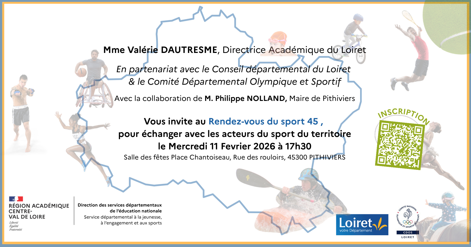 PITHIVIERS INVITATION RDV SPORT 45