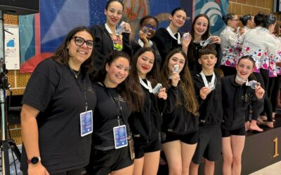 L’ÉQUIPE JUNIOR DE L’USC NATATION ARTISTIQUE A BRILLÉ AUX CHAMPIONNATS DE FRANCE N1 ET ÉLITE