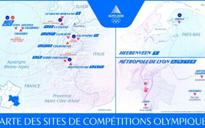 LE COJOP DES ALPES 2030 DÉVOILE LA CARTE DES SITES DE COMPÉTITION